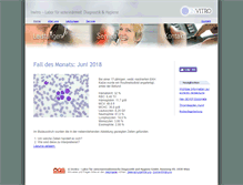 Tablet Screenshot of invitro.at