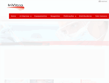 Tablet Screenshot of invitro.com.br